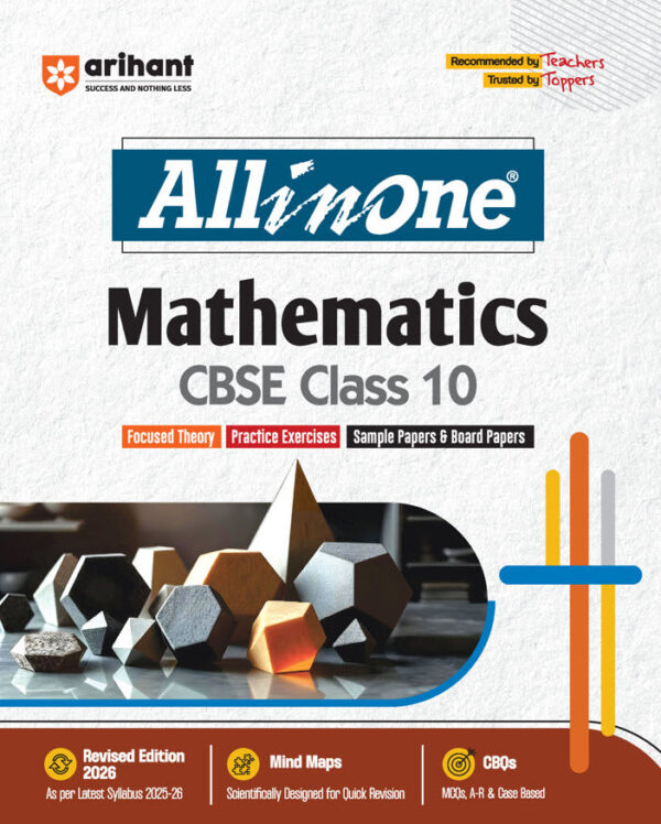 arihant cbse all in one class 10th exam 2025 26 | maths, eng. & science